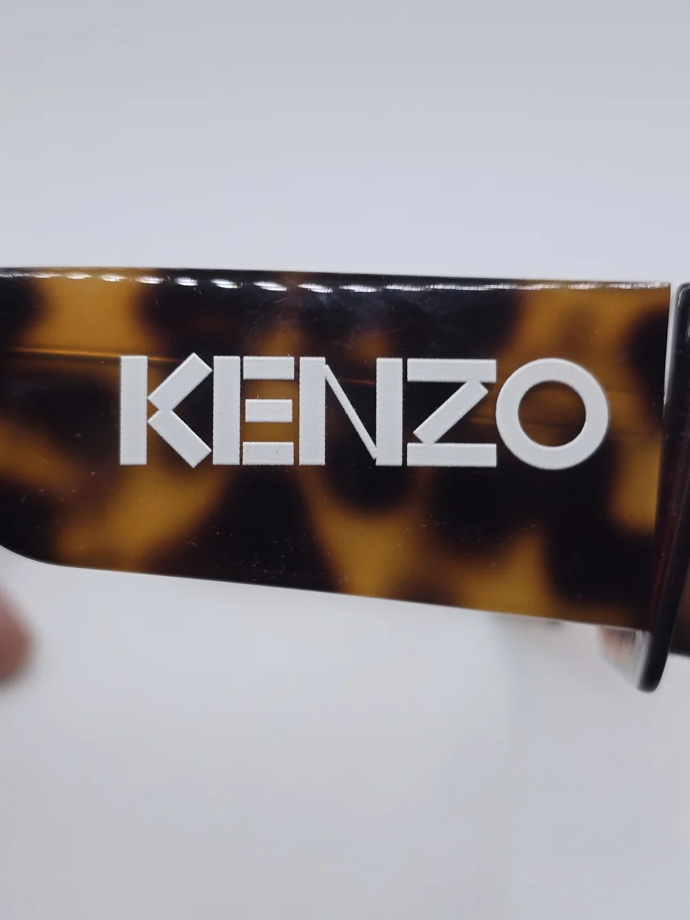Kenzo Tortoiseshell Rectangular Sunglasses - Brown Lenses